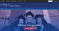 Desktop Screenshot of collegeofsanmateo.edu